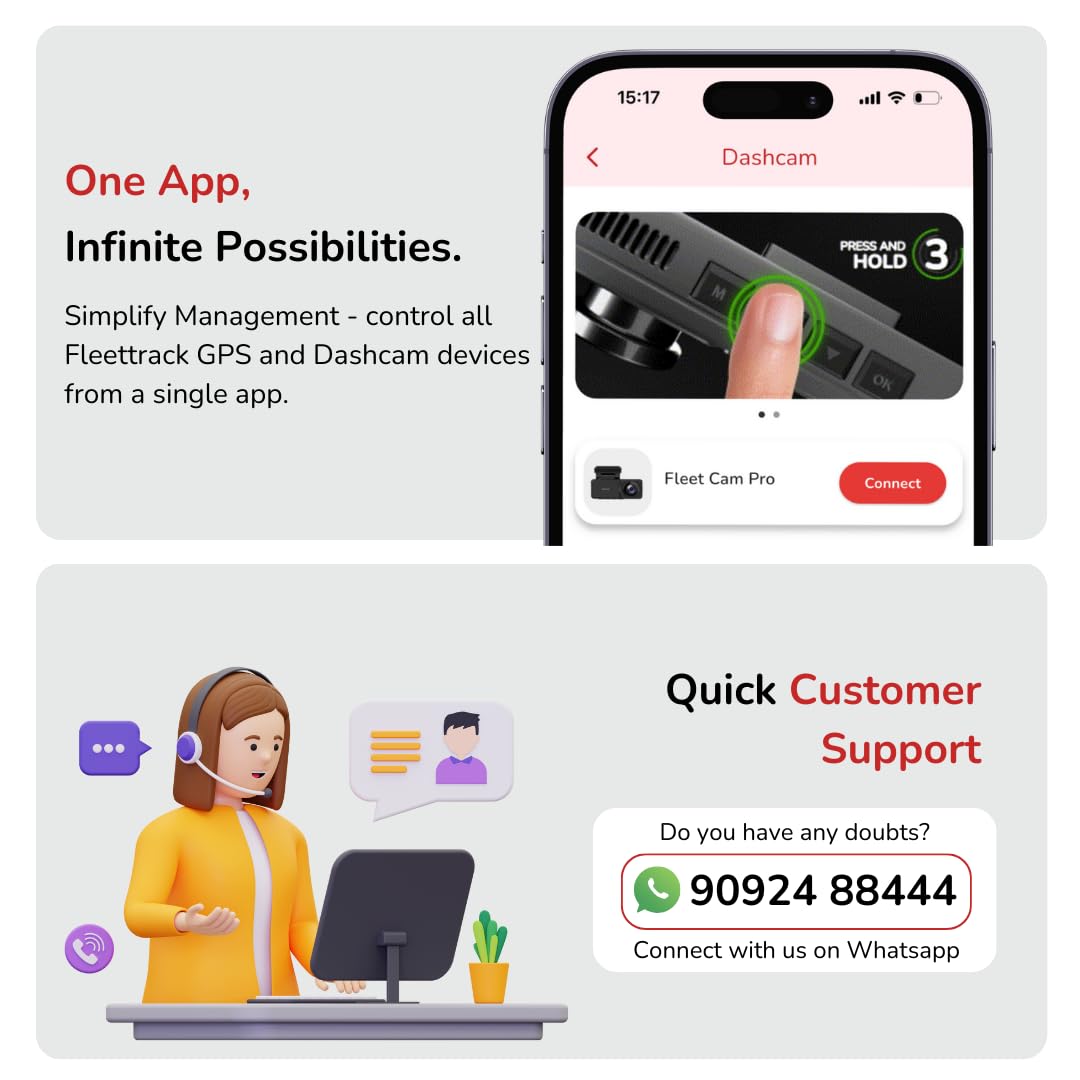 Fleettrack Pro (with 12 Months SIM Recharge) (SUITABLE FOR ALL BIKES/SCOOTERS/CARS)