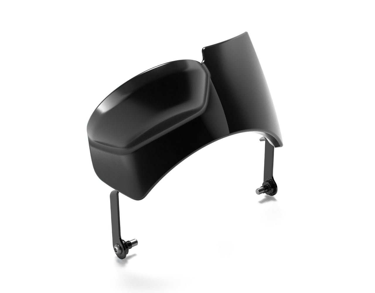 RE BLACK PAINTED INSTRUMENT COWL