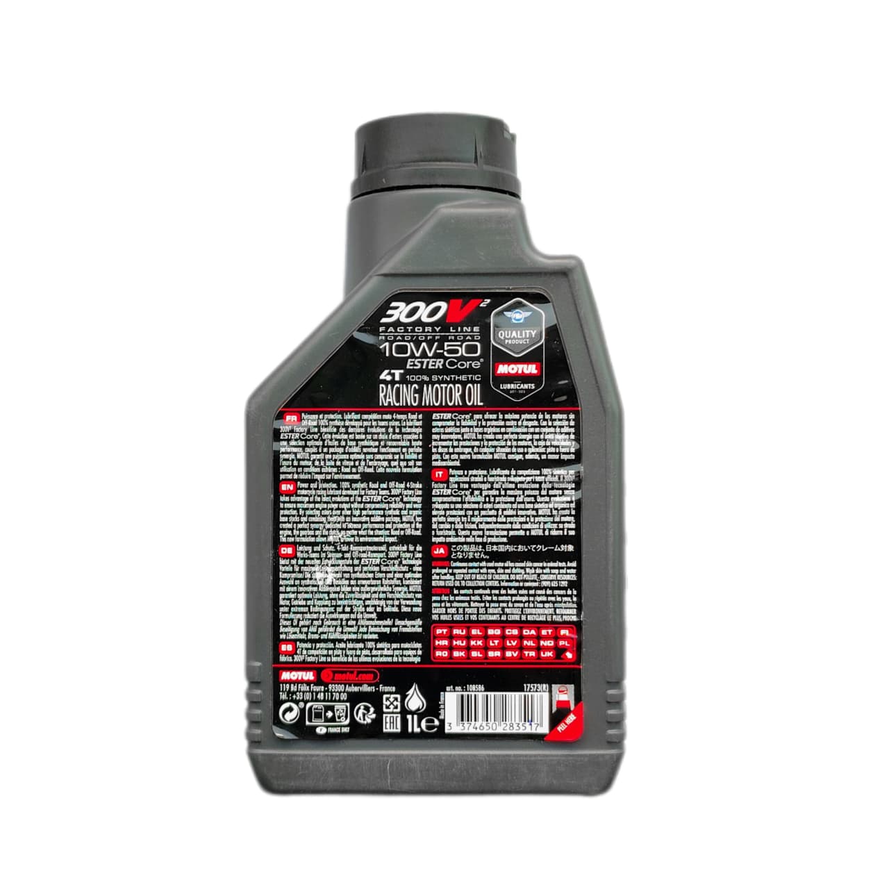 MOTUL 300V2 10W50-Fully Synthetic ESTER Core 4T-1L