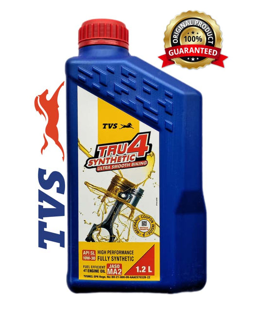 TVS TRU4 FULLY SYNTHETIC API SL 10W30 1.2L