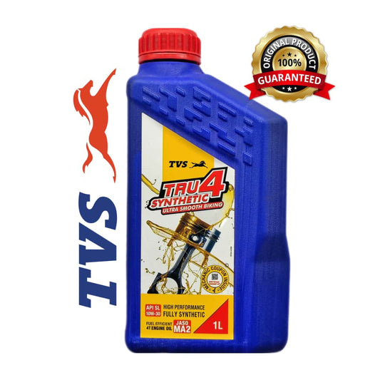 TVS TRU4 Fully Synthetic API SL 10W-30 Engine Oil – 1 L
