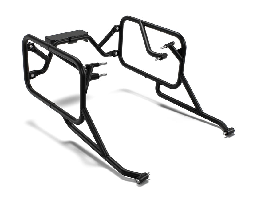 RE BLACK ADVENTURE PANNIER RAILS – Bikecare360 | Buy Bike Spares & Kits
