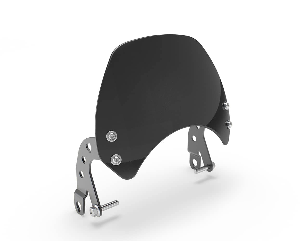 RE BLACK PAINTED INSTRUMENT COWL