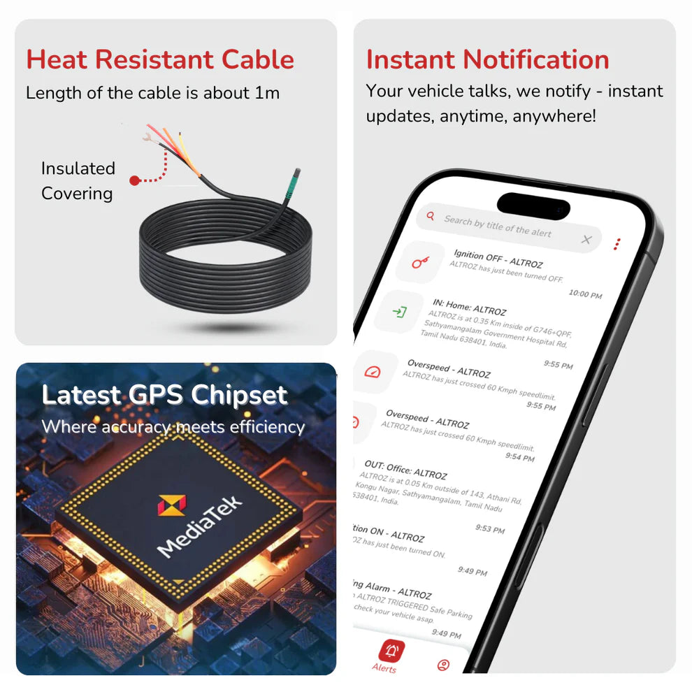 Fleettrack Pro™+ 4G Wired GPS Tracker IP67 | Live Tracking & Anti-Theft Alerts | 3-Year Warranty