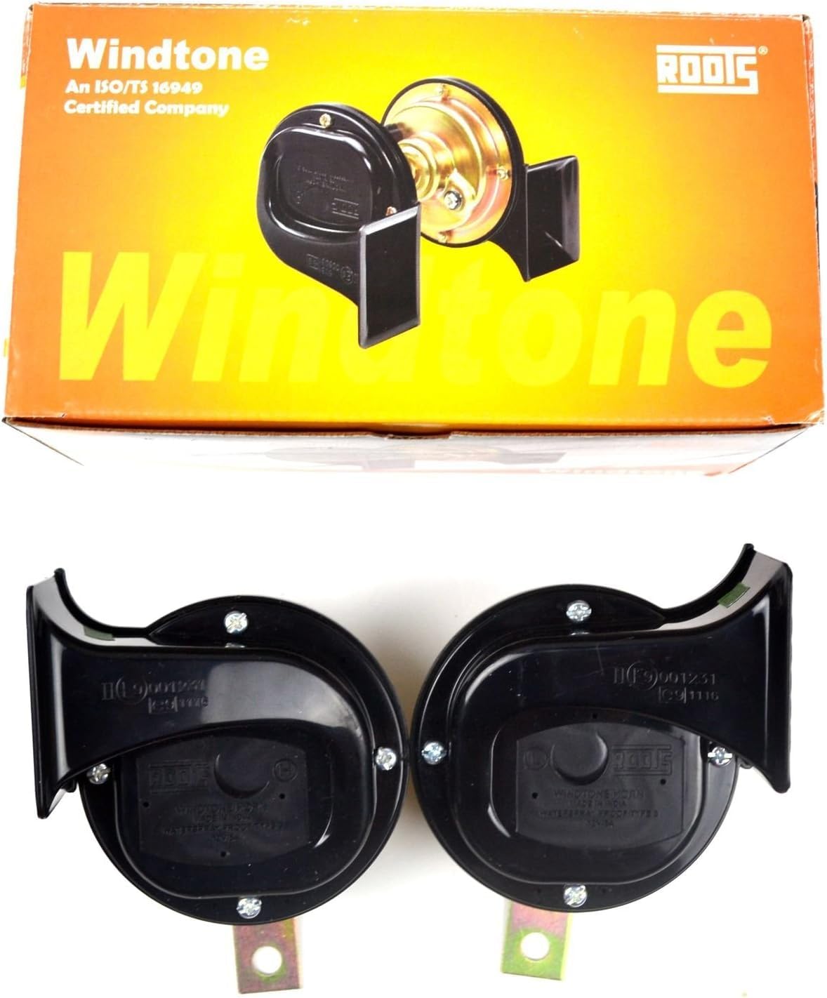 Roots Windtone Classic Horn Pair for Passenger Car (12V)