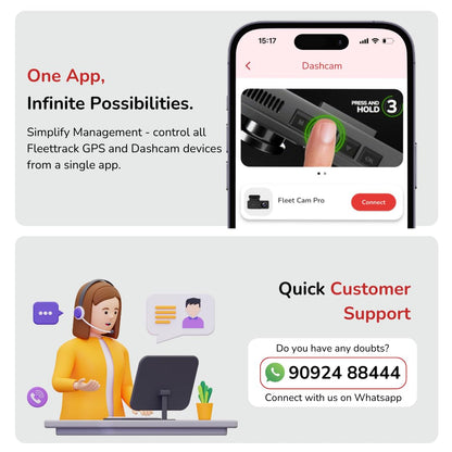 Fleettrack Pro (with 12 Months SIM Recharge) (SUITABLE FOR ALL BIKES/SCOOTERS/CARS)