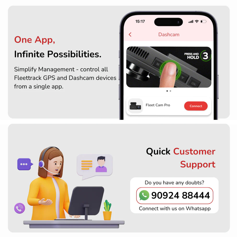 Fleettrack Pro™+ 4G Wired GPS Tracker IP67 | Live Tracking & Anti-Theft Alerts | 3-Year Warranty