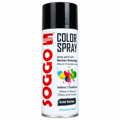 BLACK SPARY PAINT SOGGO-400ML