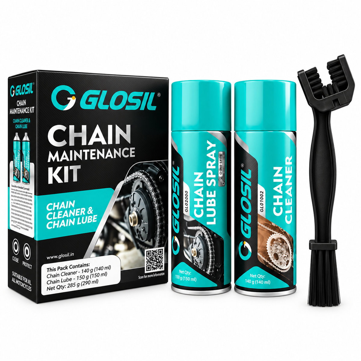 GLOSIL CHAIN MAINTENANCE KIT COMBO