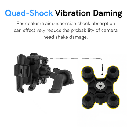 ORCA M21 PRO MOBILE HOLDER FOR BIKES AND SCOOTERS(ZERO VIBRATION AND QUIK RELEASE)