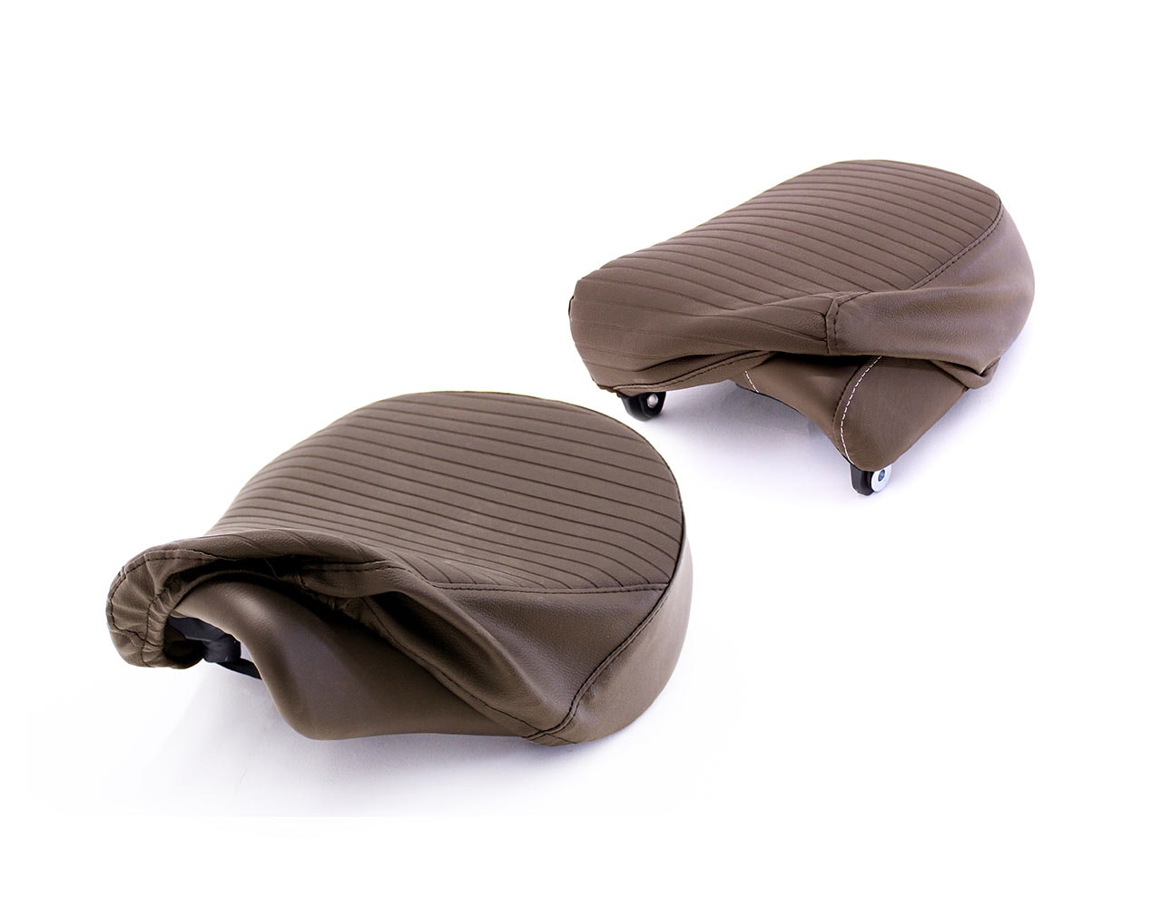 RE BROWN PLEATED SEAT COVER