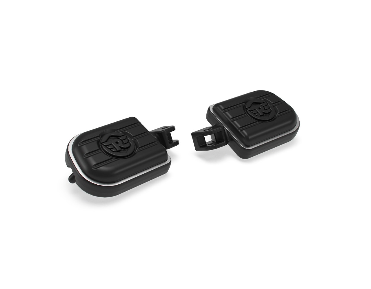 RE BLACK DELUXE RIDER FOOTPEGS