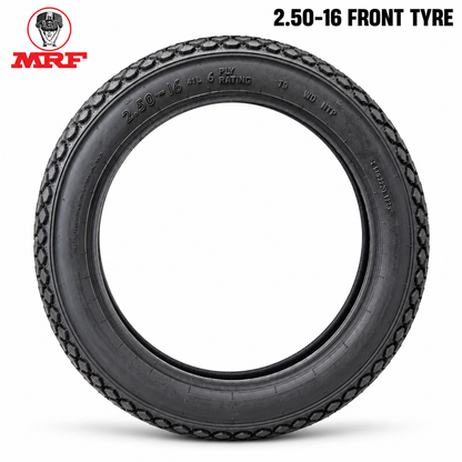 MRF 2.50-16 FRONT TYRE(NYLOGRIP)