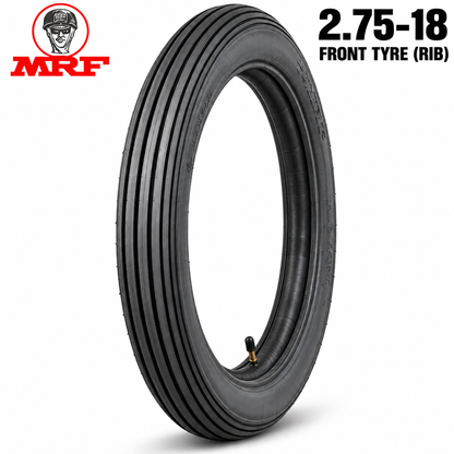 MRF 2.75-18 42P 4PR FRONT TYRE(RIB)