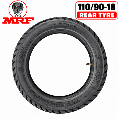 MRF 110/90-18 M/C 62P REAR TYRE(TUBE)(NYLOGRIP ZAPPER)