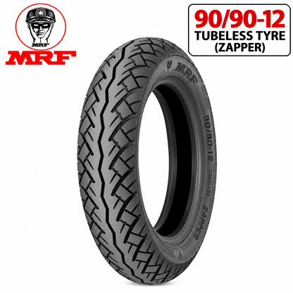 MRF 90/90-12 54J SCOOTER TYRE(TUBELESS)(NYLOGRIP ZAPPER)