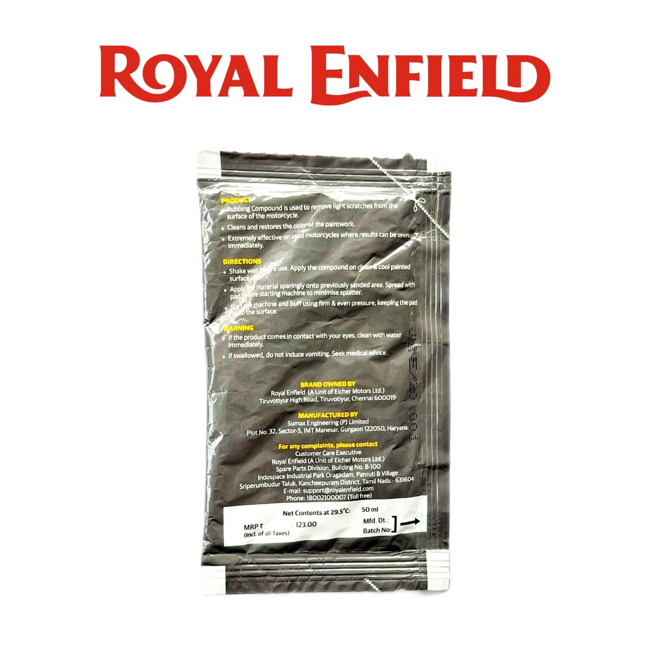 RE WAX COAT RUBBING COMPOUND (50ML)