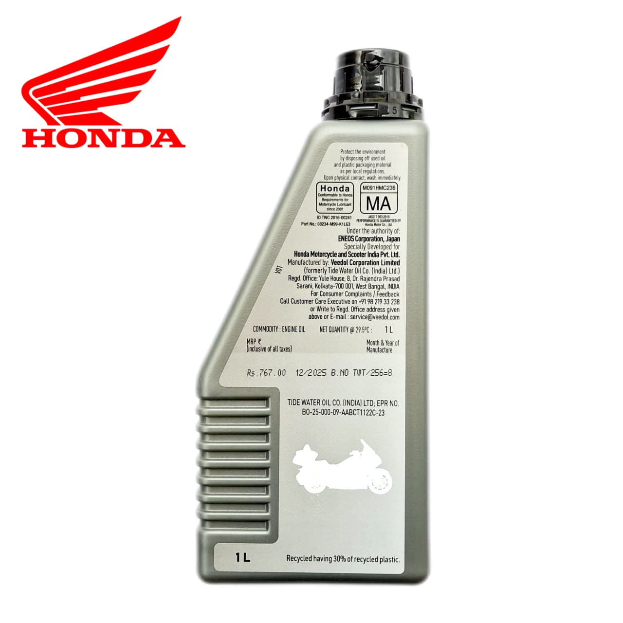 Honda - Pro Honda Genuine Lubes [10W-30] FULLY SYNTHETIC- 1L