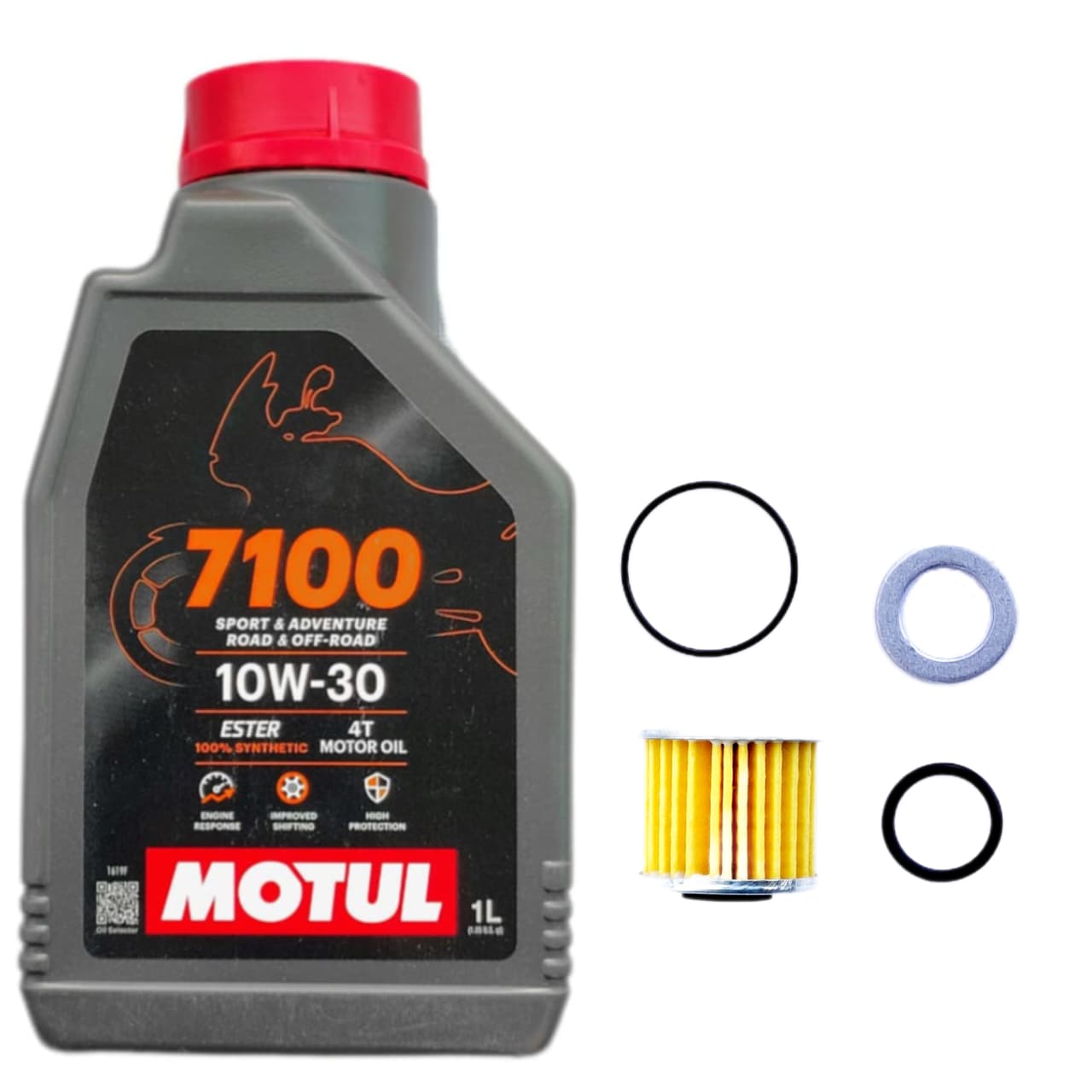 MOTUL 7100(10W30)1L-COMBO(FILTER,ORING,WASHER)