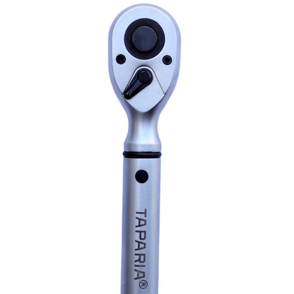 Taparia Torque Wrench Ratchet Type Professional Range - TPWR 100 - Precise Torque Control For Automotive, Industrial & DIY Applications.,Ratchet,Square Drive