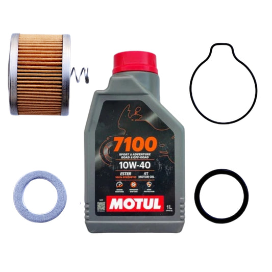 MOTUL 7100 (10W40)1L OIL COMBO(FILTER,ORING,WASHER)