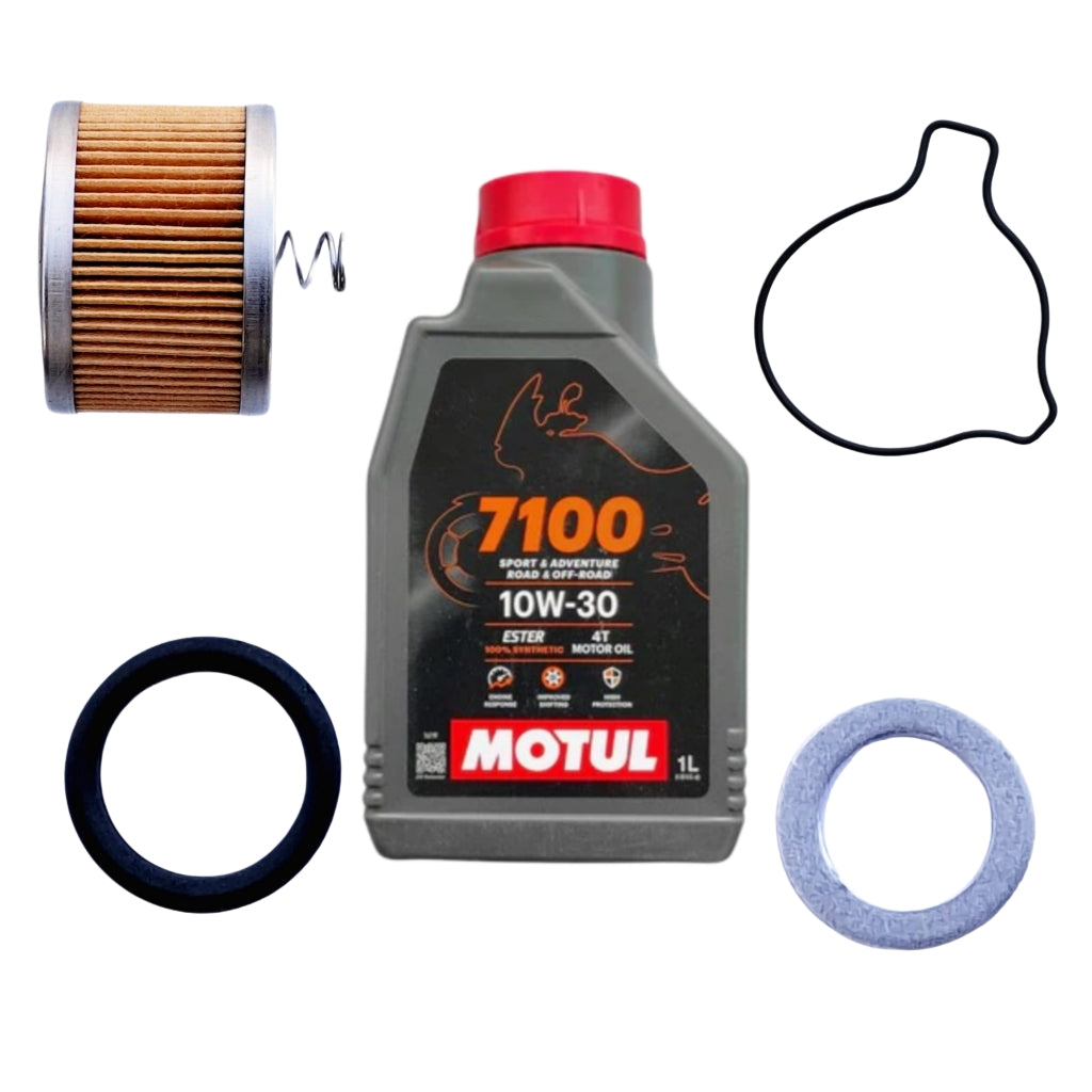 MOTUL 7100 (10W30)1L OIL COMBO(FILTER,ORING,WASHER)