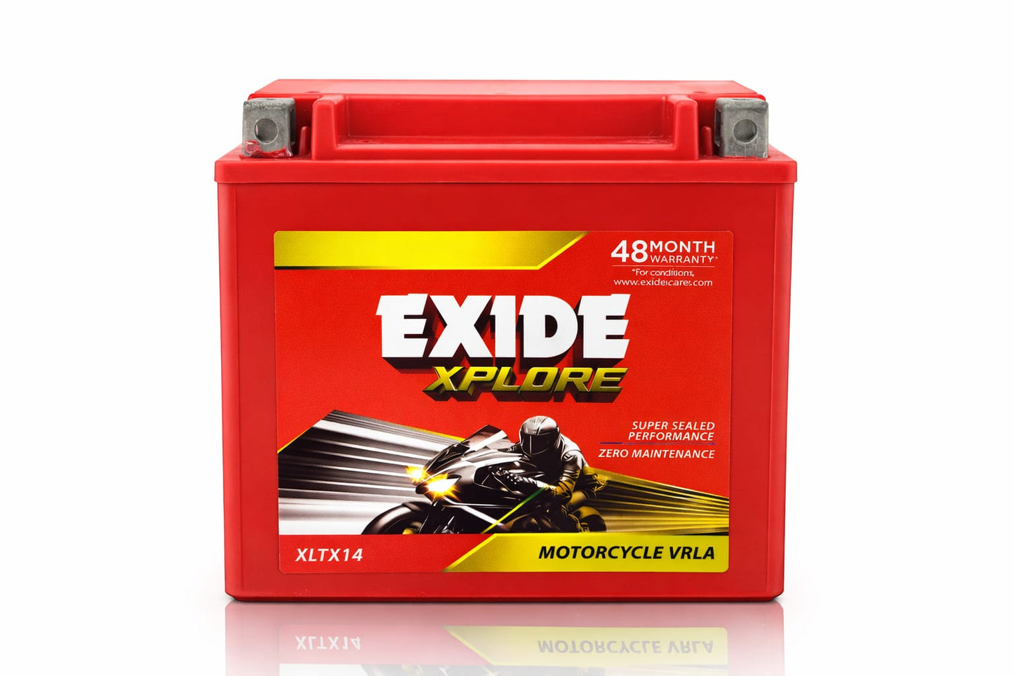 Exide Xplore XLTX14 Motorcycle Battery (VRLA – Maintenance Free)