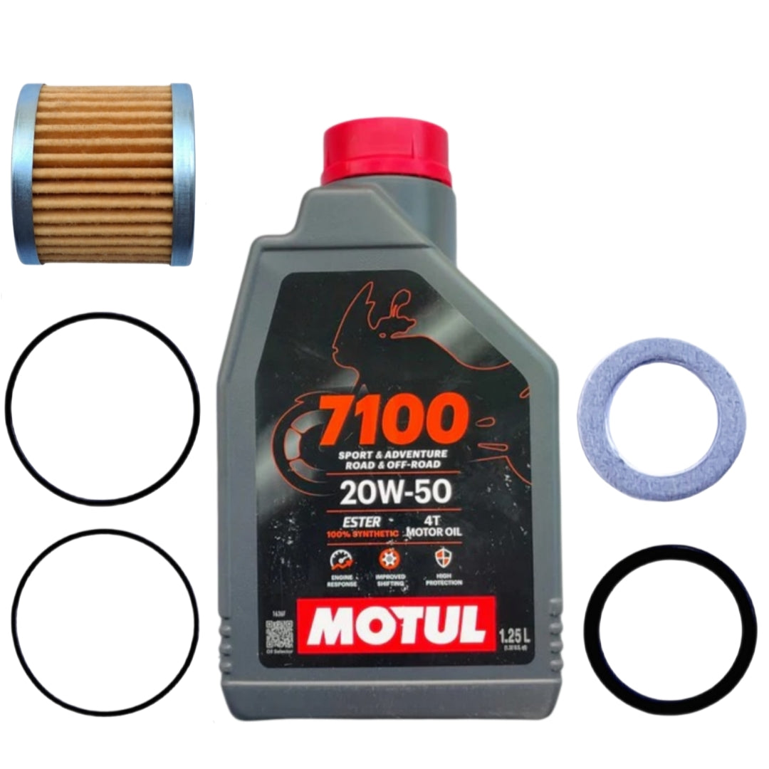 MOTUL 7100 (20W50)1.25L-COMBO(FILTER,ORING,WASHER)