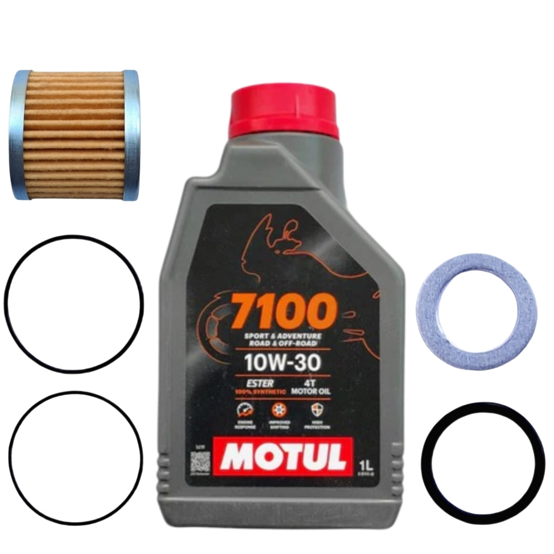 MOTUL 7100 (10W30)1L- OIL COMBO(FILTER,ORING,WASHER)