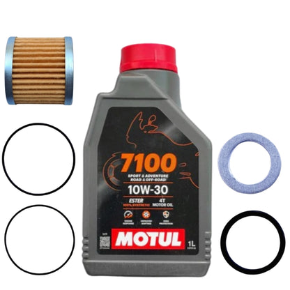 MOTUL 7100 (10W30)1L- OIL COMBO(FILTER,ORING,WASHER)