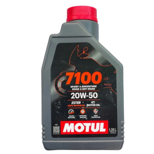 MOTUL 7100-20W50 Fully SYNTHETIC ESTER 4T-1.25L