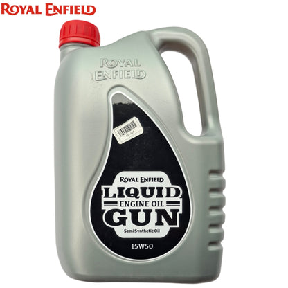 ROYAL ENFIELD LIQUID GUN 15W50 SEMI SYNTHETIC ENGINE OIL-2.5L