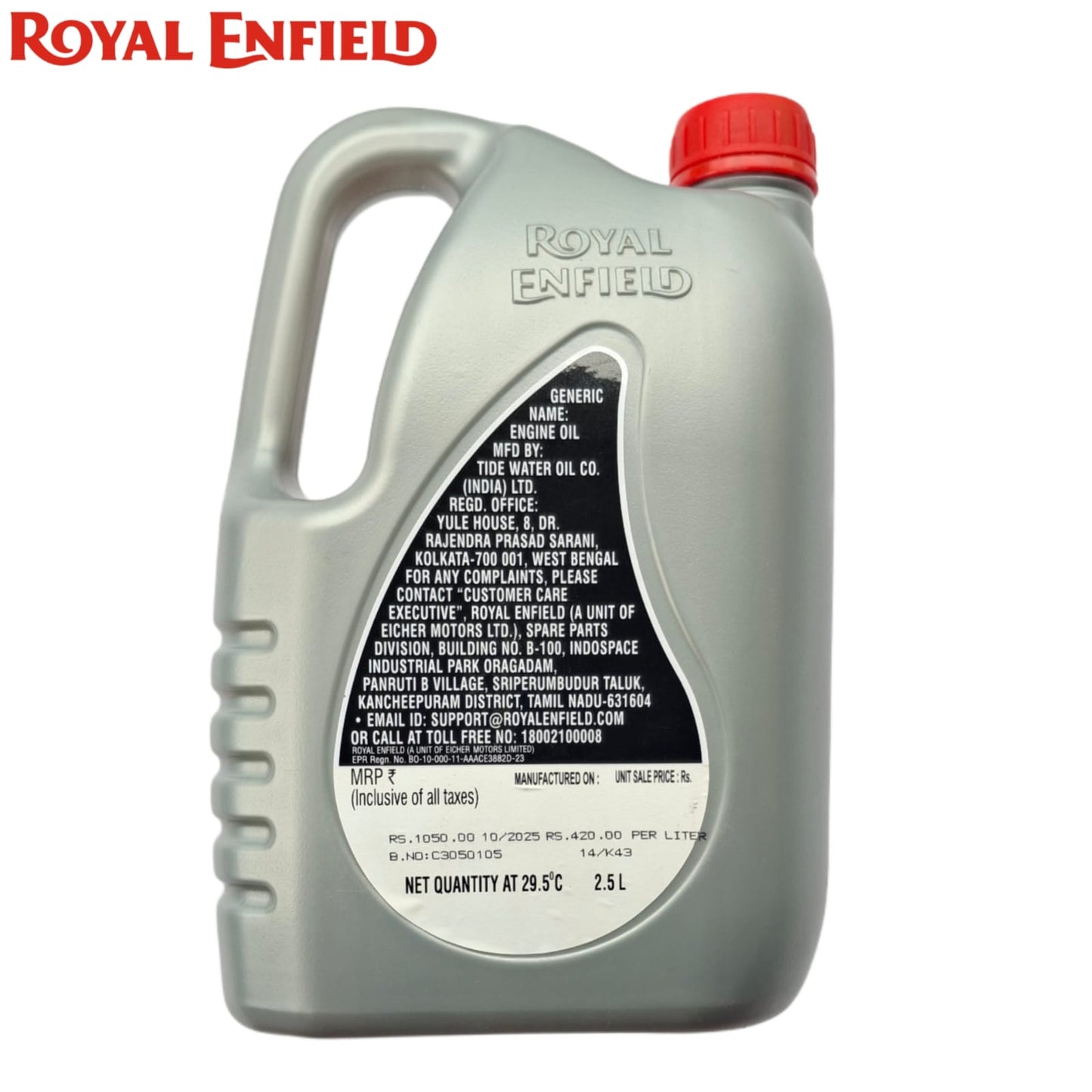 ROYAL ENFIELD LIQUID GUN 15W50 SEMI SYNTHETIC ENGINE OIL-2.5L