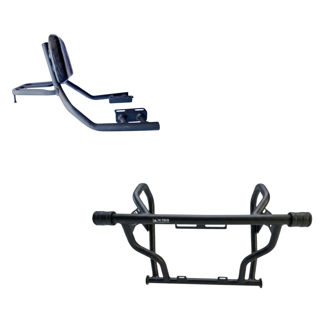 SPLENDOR CRASH GUARD AND BACK REST(M2) COMBO