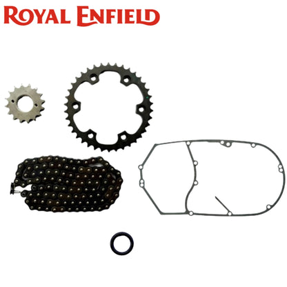 ROYAL ENFIELD CLASSIC 350 CHAIN SPROCKET(TB 888148)-COMBO(CHAIN KIT,MAGNET GASKET,CRANK ORING)