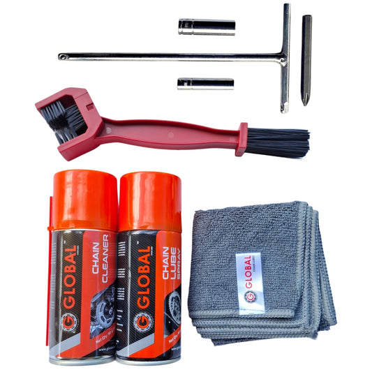 GLOBAL CHAIN CARE KIT + 4 IN 1 TOOL