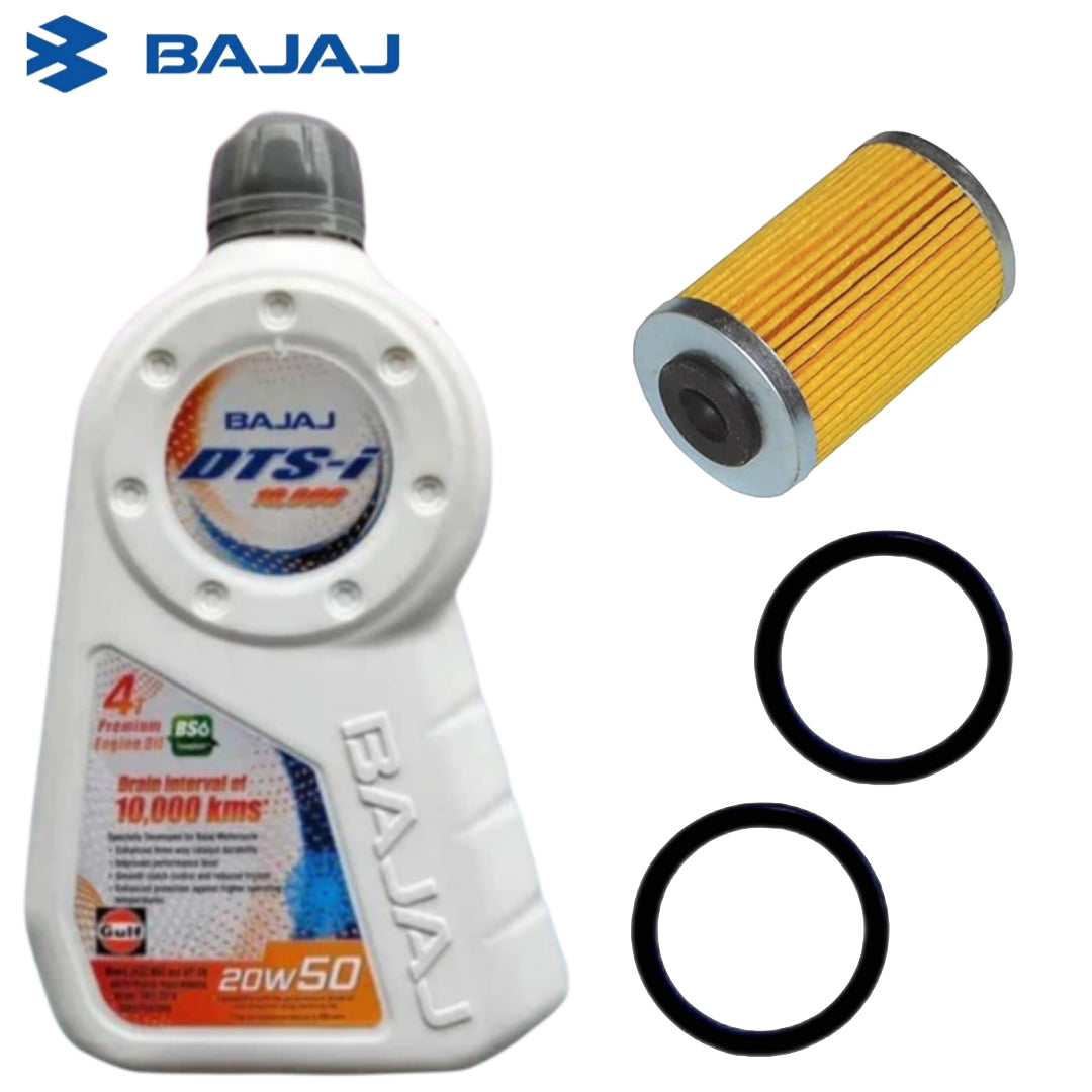 BAJAJ DTS-i JASO MA2 API SN 20W50 1.15L COMBO(FILTER,ORING)