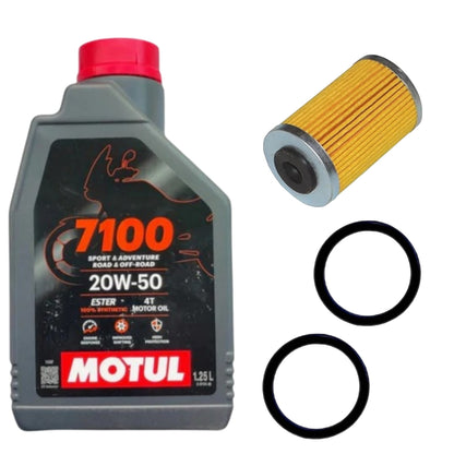 MOTUL 7100 (20W50)1.25L-COMBO(FILTER,ORING)