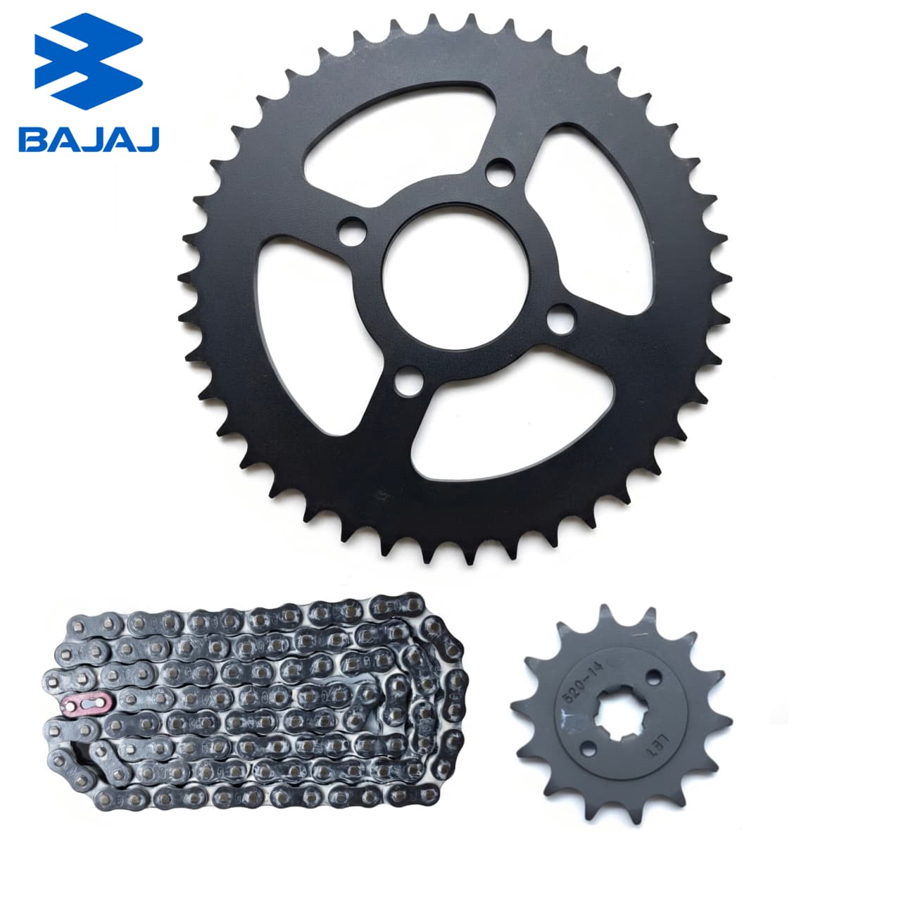 BAJAJ CHAIN KIT 42T/14T/106L/4H PUL150TWIN/DISC (36DH4154)