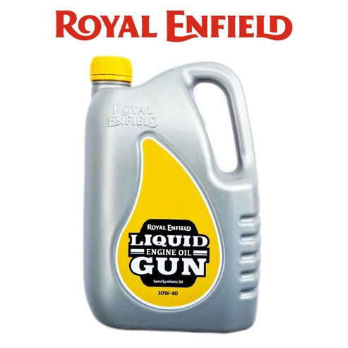 ROYAL ENFIELD LIQUID GUN(10W40) 2.1L+ENGINE FLUSH 50ML+SERVICE KIT COMBO