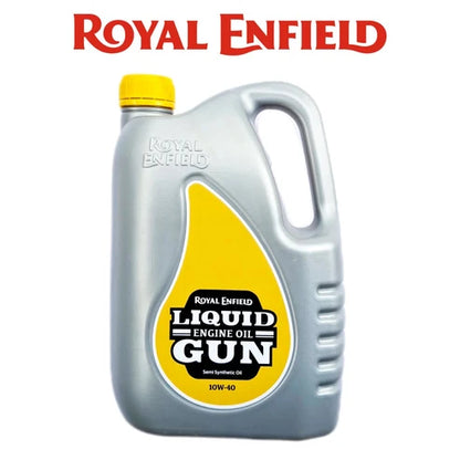 ROYAL ENFIELD LIQUID GUN(10W40) 2.1L+ENGINE FLUSH 50ML+SERVICE KIT COMBO