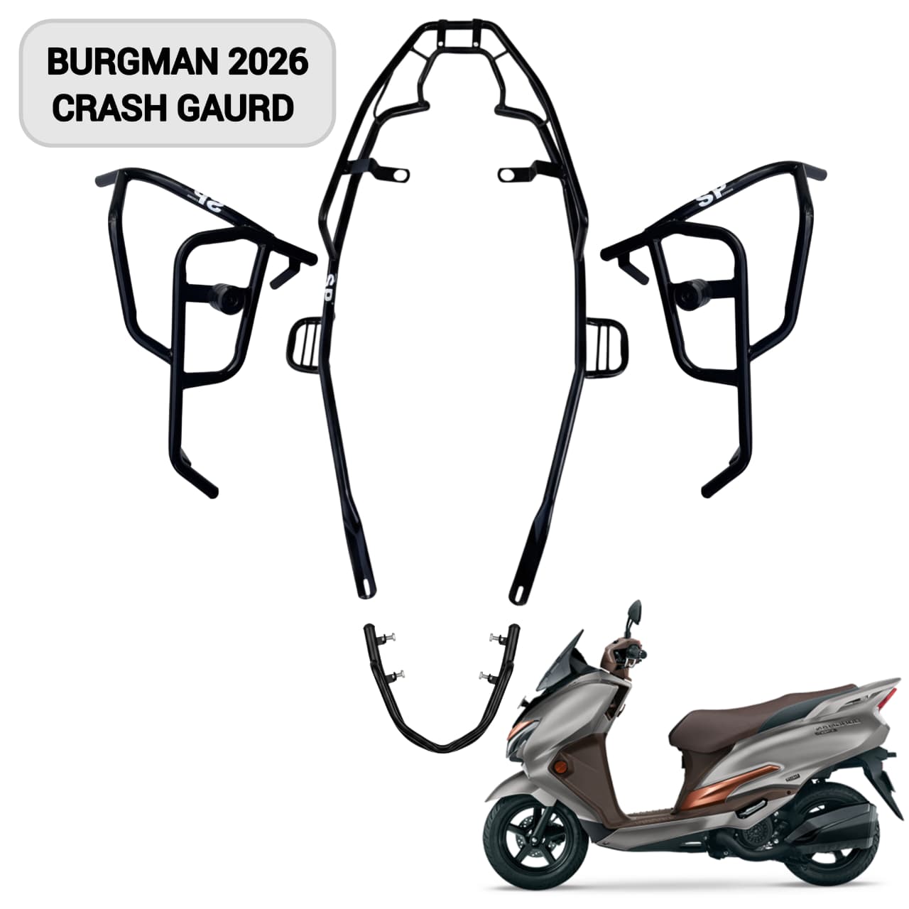 SUZUKI BURGMAN CRASH GAURD(2026-LATEST)