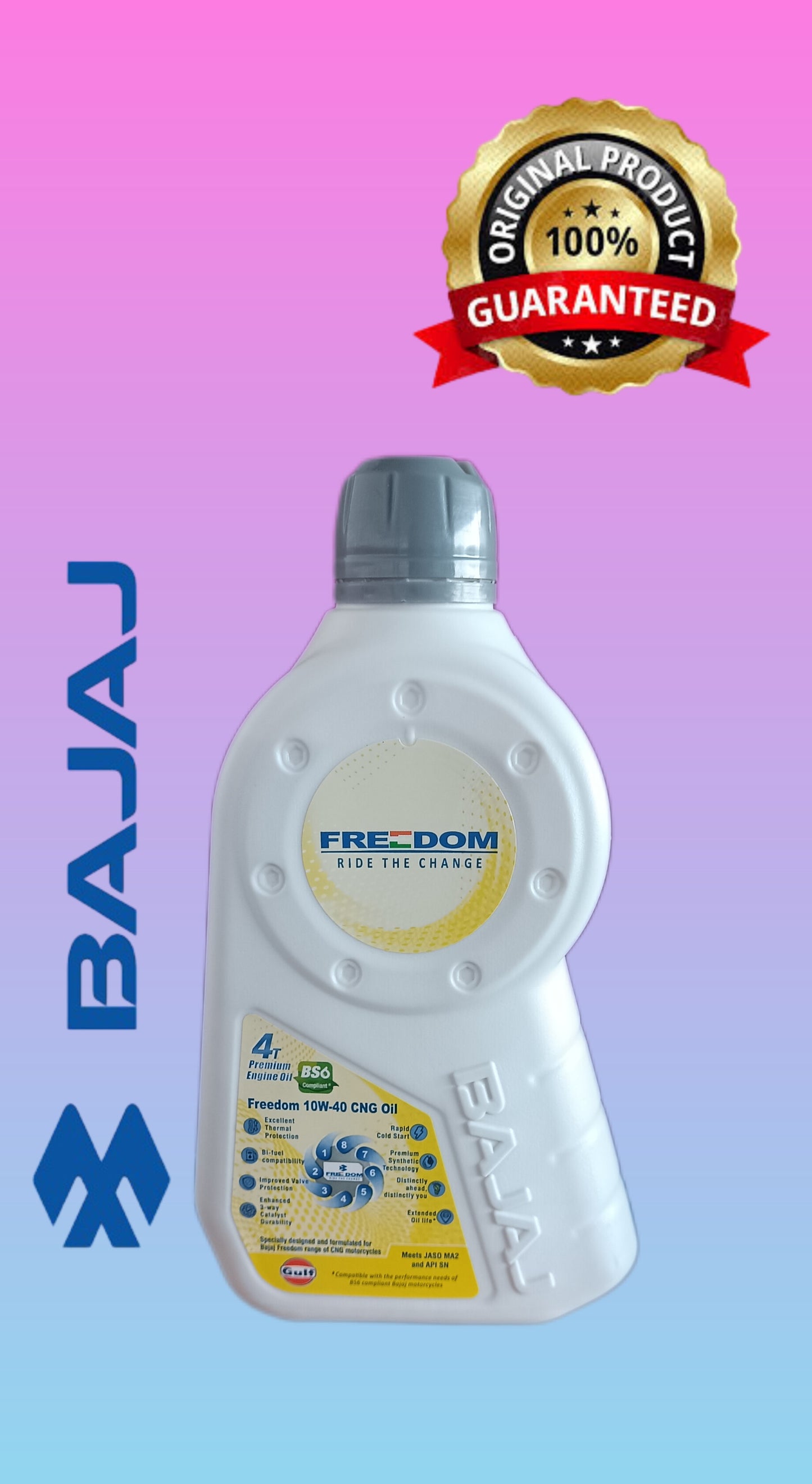 BAJAJ FREEDOM 10W40 CNG OIL1L