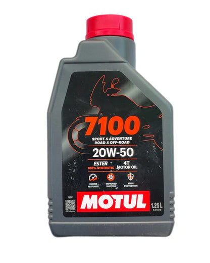 MOTUL 7100 (20W50)1.25L+ENGINE FLUSH 50ML-COMBO(ORING,WASHER)