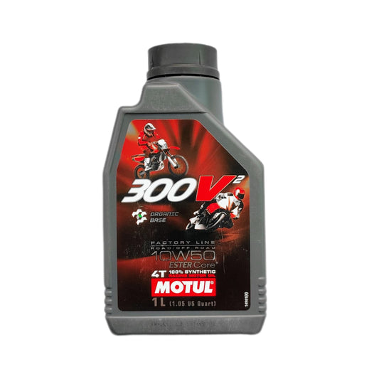 MOTUL 300V2 10W50-Fully Synthetic ESTER Core 4T-1L