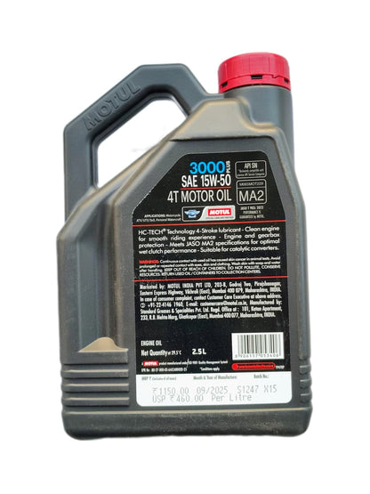 MOTUL 3000-15W50 HC-TECH 4T-2.5L