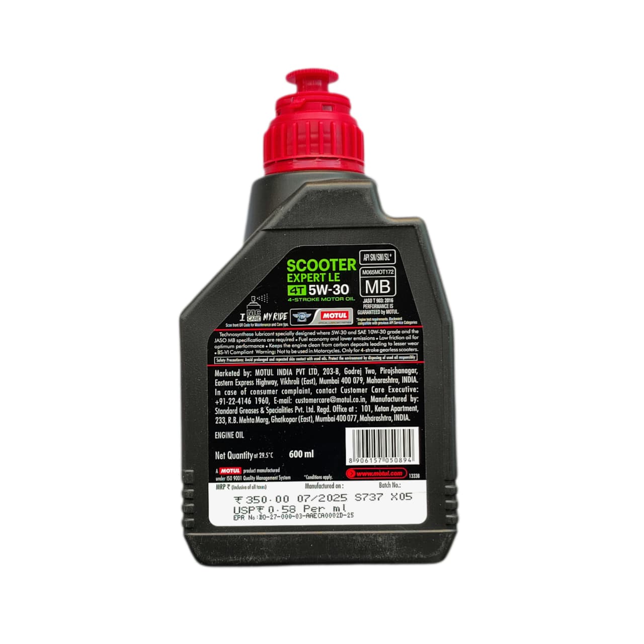 MOTUL 5W-30 SCOOTER EXPERT LE 4T-600ml