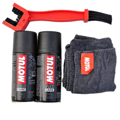 Motul Full Chain Care Kit + 4-in-1 Tool Kit Combo